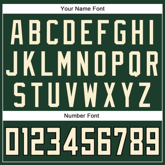 Custom Hunter Green Cream-Black Authentic Throwback Basketball Jersey