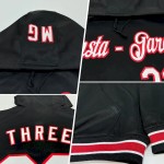 Custom Stitched Black White-Neon Green Sports Pullover Sweatshirt Hoodie