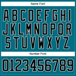 Custom Teal Black-White Hockey Lace Neck Jersey